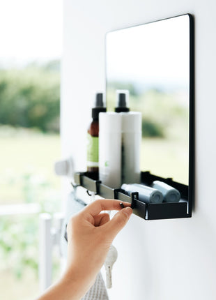 Magnetic Mirror with Storage Rack - Glass - Pup List