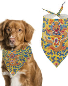 Yellow Qing Dynasty Dragon Pet Scarf