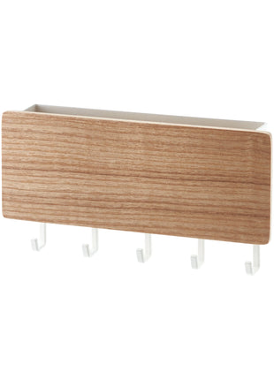 Magnetic Key Rack - Steel + Wood